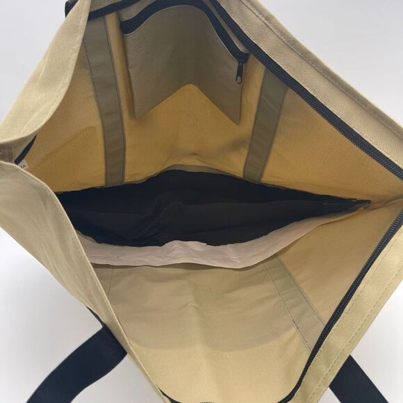 NWT San Francisco Skyline Bag Women's Large Cream Black Carry Tote Embroidered - Picture 12 of 15